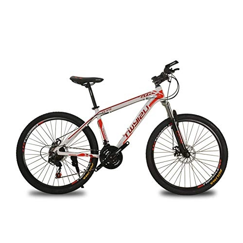 Mountain Bike : Fslt Mountain bike steel shock absorption 21-speed Aluminum alloy mountain bikes Variable speed bicycl-YH089