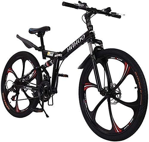 Mountain Bike : Fungpull 26 Inch Mountain Bike with 21 Speed Dual Disc Brakes Full Suspension Non-Slip Mountain Bike Fast Awesome Speed