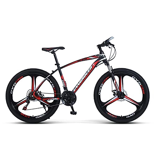 Mountain Bike : GGXX Mountain Bike 24 / 26 Inch Outdoor Sports Carbon Steel MTB Bicycle 27 / 30 Speed Equipped With Dual Shock Dual Disc Brake