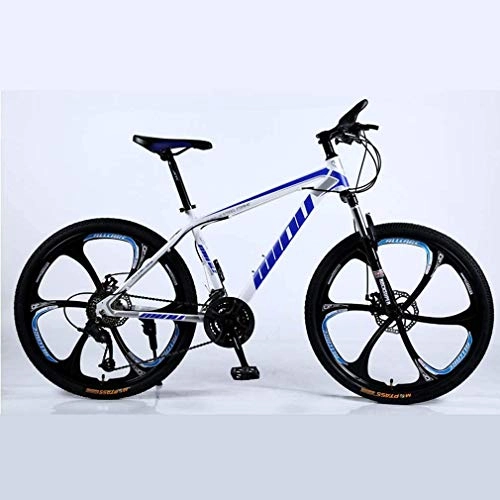 Mountain Bike : GMZTT Unisex Bicycle Adult Mountain Bicycle, Beach Snowmobile Bicycle, Double Disc Brake Bikes, 26 Inch Aluminum Alloy Wheels Bicycles, Man Woman General Purpose (Color : C, Size : 30 speed)
