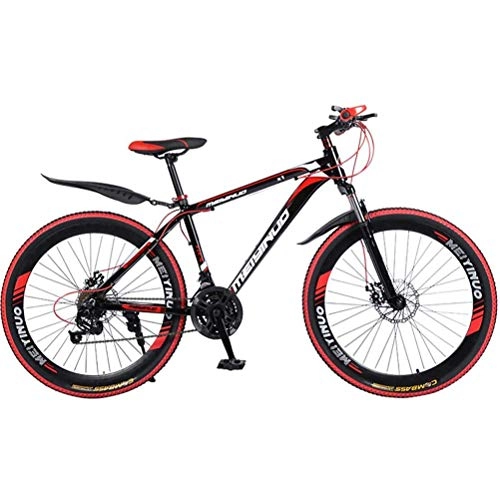 Mountain Bike : GOLDGOD 26 Inch Mountain Bike for Adult, Lightweight Aluminum Frame Mtb Bicycle with Wheel Front Suspension And Disc Brake Mountain Bicycle for Height 160cm-185cm, 21 speed