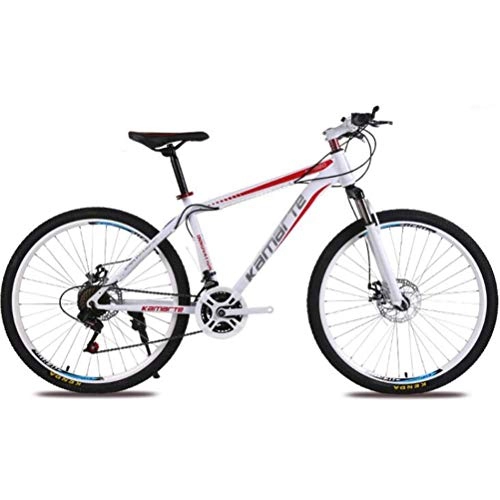 Mountain Bike : GQQ Road Bicycle 24 inch Mountain Bike for Adults - City Variable Speed Hardtail Bicycle Cycling, 24 Speed