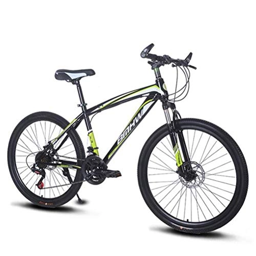 Mountain Bike : GQQ Road Bicycle Steel Frame 26 inch Mens MTB, City Hardtail Bicycle Unisex 21 Speed Mountain Bike, a
