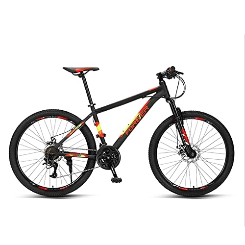 Mountain Bike : GREAT Full Suspension Mountain Bike, 26 Inch 24 Speed Bicycle Aluminum Alloy Frame Commuter Bike For Adult Teen Students(Height Adjustable Bicycle Seat)(Color:Black)