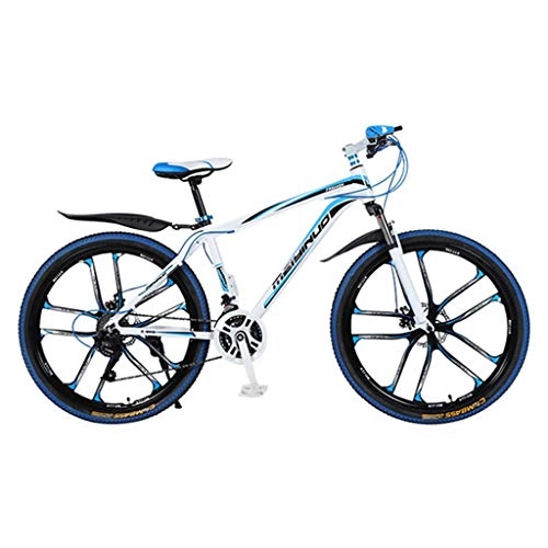 Mountain Bike : GXQZCL-1 Unisex's Mountain Bike, Lightweight Aluminium Alloy Bicycles, Double Disc Brake and Front Suspension, 26inch Wheel MTB Bike (Size : 21-speed)