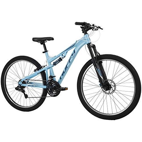 Mountain Bike : Huffy Extent 27.5 inch Womens Mountain Bike - Purple - 18 Gear Shimano Hardtail