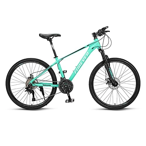 Mountain Bike : JAMCHE Mountain Bike / Bicycles 26Inch Wheel Lightweight Aluminium Frame 27 Speeds Disc Brake, Mountain Trail Bike, Front Suspension Hardtail Mountain Bike, Adult Bicycle