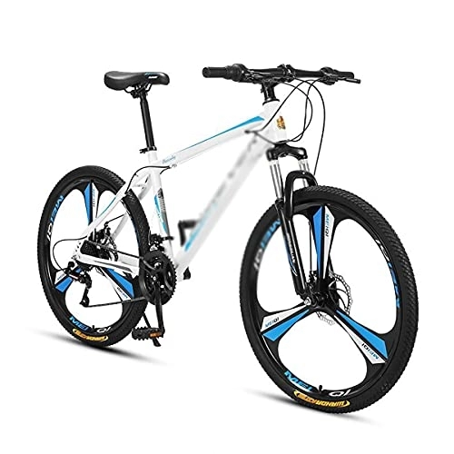 Mountain Bike : Kays Adults Mountain Bike 24 / 27-Speed Shift 26 Inch Wheels Dual Disc Brakes Bikes For Men Woman Adult And Teens(Size:27 Speed, Color:Blue)