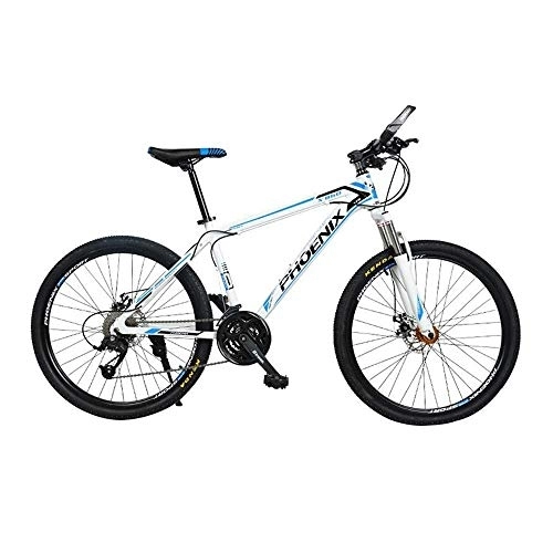 Mountain Bike : Kays Mountain Bike, 26 Inch Unisex MTB Bicycles, Aluminium Alloy Frame, Double Disc Brake And Front Suspension, 24 / 27 Speed (Size : 27 Speed)