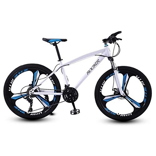 Mountain Bike : Kays Mountain Bike, Carbon Steel Frame, 26 Inch Unisex Hardtail Mountain Bicycle, Dual Disc Brake And Front Suspension (Color : A, Size : 24-speed)