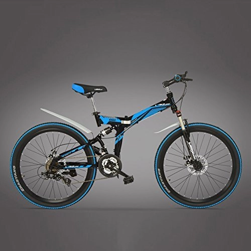 24 inch blue mountain bike