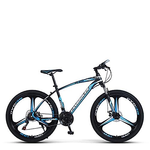 Mountain Bike : LHQ-HQ Mountain Bike Youth / Adult Bike 24" Wheels 27 Speed MTB Bicycle Dual Disc Brake Loading 150Kg Multiple Colors, d