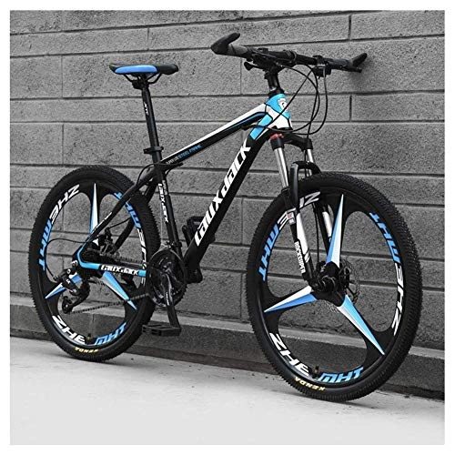 Mountain Bike : LHQ-HQ Outdoor sports Mens Mountain Bike, 21 Speed Bicycle with 17Inch Frame, 26Inch Wheels with Disc Brakes, Black