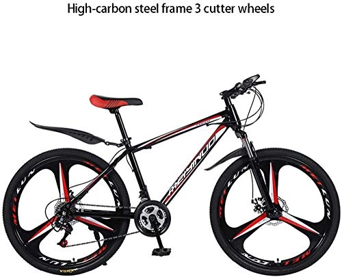 Mountain Bike : Lightweight Mountain Bike dual-disc brake 26-Inch Aluminum Alloy / High Carbon Steel 21 / 24 / 27 Speed Mountain Bike Shock Absorption 3S 8 21 speed-24 speed_8