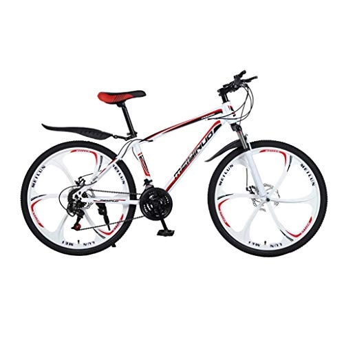 Mountain Bike : LUNAH Mountain Bike for Men Land Rover 26 Inch with 21 Speed Dual Disc Brakes Suspesion Travel Camping Bicycle with Shimanos Derailleur