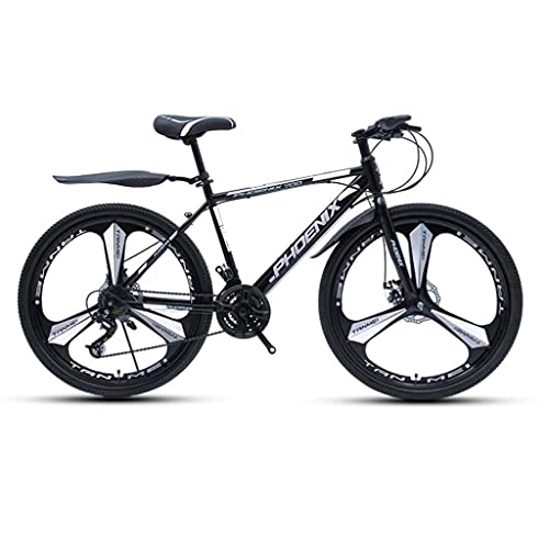 Mountain Bike : M-YN 24 / 26 Inch Mountain Bike For Men Womans 21 Speed Full Suspension Disc Brakes Beach Cruiser Bicycles(Size:26inch, Color:black)