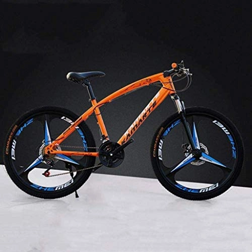 Mountain Bike : MJY Bicycle 26 inch Mountain Bikes, High-Carbon Steel Hard Tail Bicycle, Lightweight Bicycle with Adjustable Seat, Double Disc Brake, Spring Fork, E, 21 Speed 6-24
