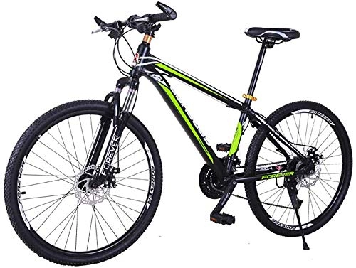 Mountain Bike : Mnjin Road Bike Mountain Bike Bicycle Speed Shifting Disc Brakes Bicycle Male and Female Adult Students 26 Inch 27 Speed