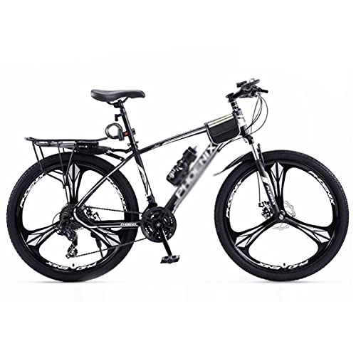 Mountain Bike : Mountain Bike 27.5 Inches Wheel Mens Mountain Bike 24 Speed Dual Disc Brakes Carbon Steel Frame With Front Suspension For A Path Trail Mountains(Size:24 Speed, Color:Black)