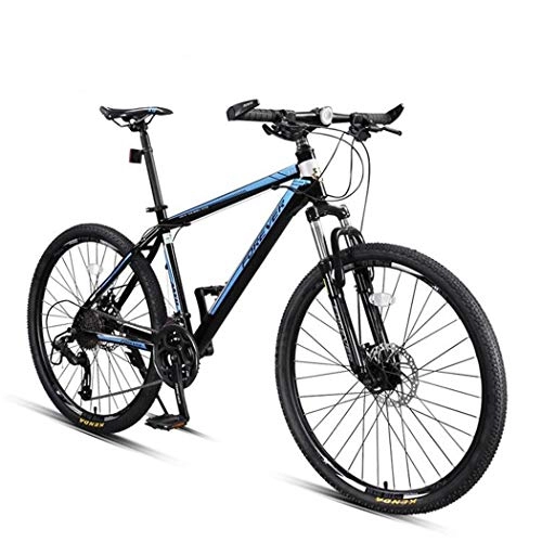 Mountain Bike : Mountain Bike Youth Adult Mens Womens Bicycle MTB Mountain Bike, 26 Inch Men / Women Wheels Bicycles, Carbon Steel Frame, Front Suspension And Dual Disc Brake, 27 Speed Mountain Bike for Women Men Adults