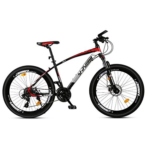 Mountain Bike : Mountain Bike Youth Adult Mens Womens Bicycle MTB Mountain Bike, 26'' Inch Women / Men MTB Bicycles 21 / 24 / 27 / 30 Speeds Lightweight Carbon Steel Frame Front Suspension Mountain Bike for Women Men Adults