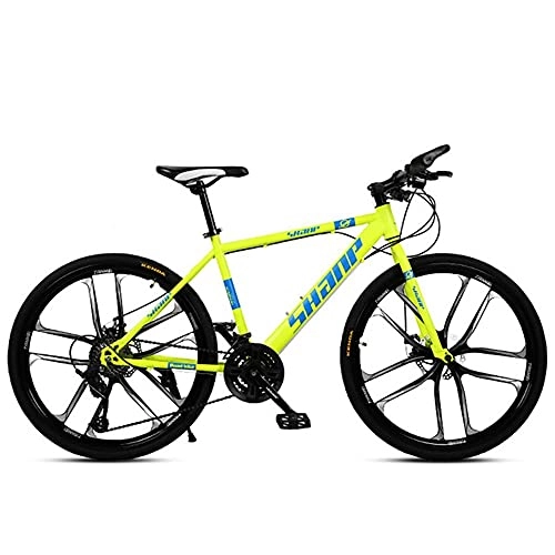 Mountain Bike : Mountain Bike Youth Adult Mens Womens Bicycle MTB Ravine Bike Hardtail Mountain Bicycles Carbon Steel Frame, Front Suspension and Dual Disc Brake, 26 Inch Wheels Mountain Bike for Women Men Adults