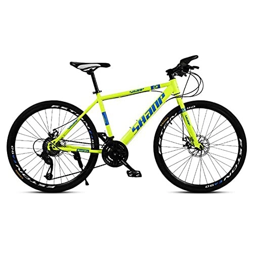 Mountain Bike : Mountain Bike Youth Adult Mens Womens Bicycle MTB Unisex Mountain Bicycles Carbon Steel Frame Ravine Bike, Front Suspension and Dual Disc Brake, 26inch Wheels Mountain Bike for Women Men Adults