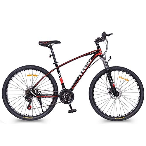 Mountain Bike : Mountain Folding Bicycle, 26" Double Disc Brake High Carbon Steel Bicycle Suspension 24 Speed Unisex Variable Speed Mountain Bike Is Fast And Easy To Carry, A
