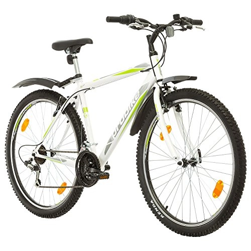 Mountain Bike : Multibrand, PROBIKE PRO 27.5, 27.5 inch, 480mm, Mountain bike, Unisex, 21 speed Shimano, White Grey-Green (White / Grey-Green)