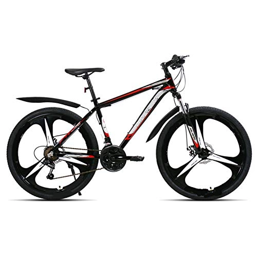 Mountain Bike : ndegdgswg 26 inch 21 Speed, Aluminum Alloy Suspension Bike Double Disc Brake Mountain Bike Bicycle