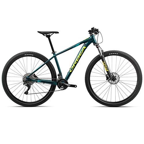 Mountain Bike : Orbea Unisex MX 20 L MTB Hardtail K207 Bicycle 22 Speed 47 cm 29 Inches Ocean Blue / Yellow