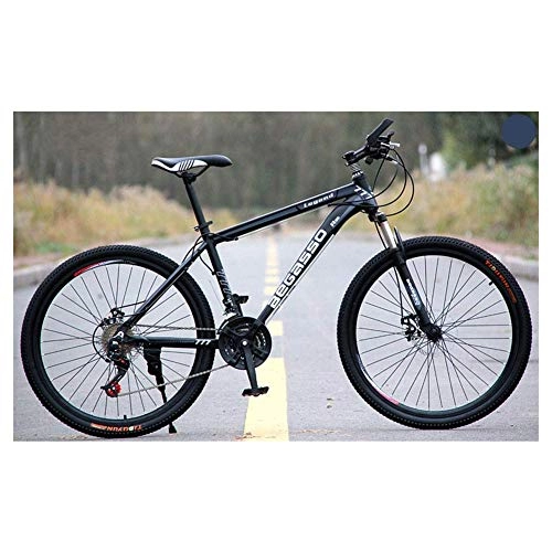 Mountain Bike : Outdoor sports 26" Mountain Bike Unisex 21-30 Speeds Mountain Bike, High-Carbon Steel Frame, Trigger Shift