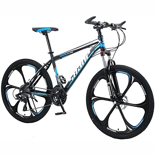 Mountain Bike : PhuNkz 26 inch Mountain Bike for Men Women 21 / 24 / 27 / 30 Speed Shifters Outdoor Sports Road Bikes Men's Mtb Bicycle High Carbon Steel Frame / D / 30 Speed