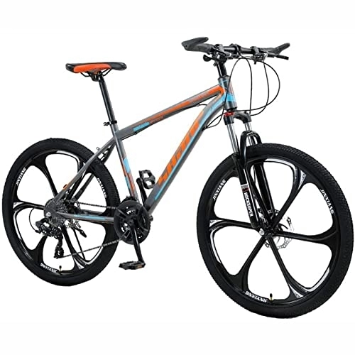 Mountain Bike : PhuNkz 26 inch Mountain Bike for Men Women 21 / 24 / 27 / 30 Speed Shifters Outdoor Sports Road Bikes Men's Mtb Bicycle High Carbon Steel Frame / I / 24 Speed