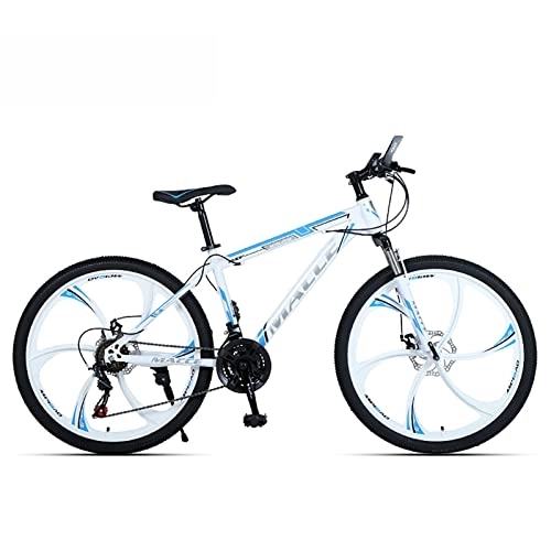 Mountain Bike : PhuNkz 26 inch Mountain Bike for Men Women Aluminum Alloy Frame 21 / 24 / 27 Speed Mens Bicycle, Front and Rear Disk Brake Men Outdoor Bikes / P / 24 Speed