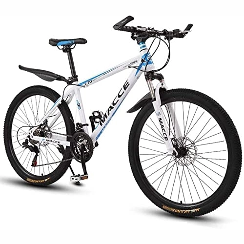 Mountain Bike : PhuNkz Professional Mountain Bike for Women / Men 26 inch Mtb Bicycles 21 / 24 / 27 Speeds Lightweight Carbon Steel Frame Front Suspension / C / 24 Speed