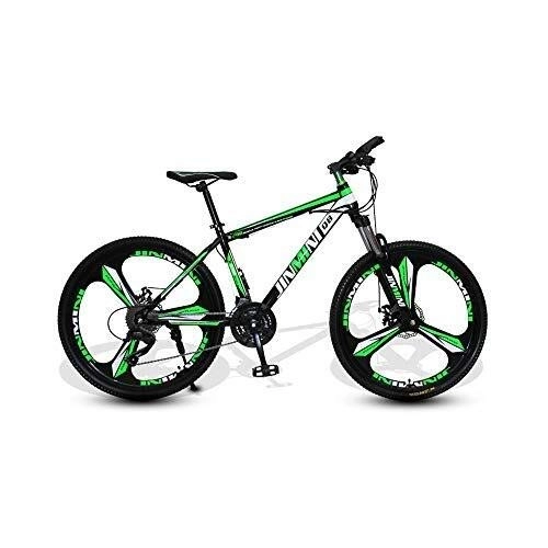 Mountain Bike : Pumpink Mountain Bikes Road Bicycle, High-carbon Steel Frame Pedals Racing Bike With Bicycle Adjustable Seat, Men's Dual Disc Brake Hardtail Mountain Bike For Adult (Size : 24 inch-24 speed)