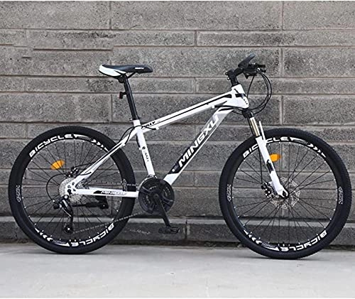 Mountain Bike : Qianglin Mountain Bike for Men / Women, 24 / 26inch Adult Outdoor Sports Road Bicycles, City Commuter Bikes, Disc Brakes and Suspension Forks