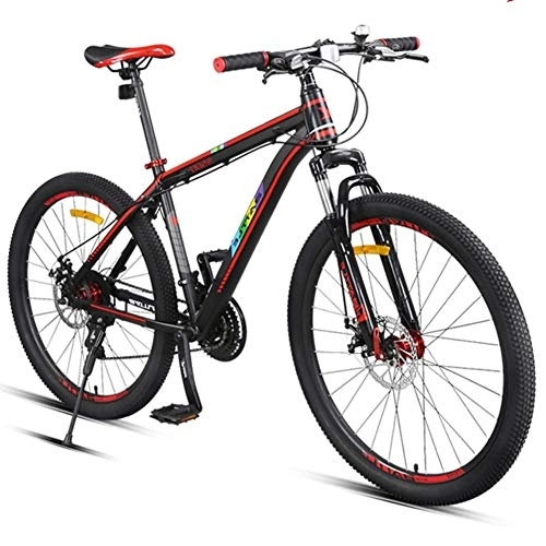 Mountain Bike : Relaxbx Unisex's Mountain Bike 26 Inches 21 Speed Bicycle MTB Disc Brakes, Black