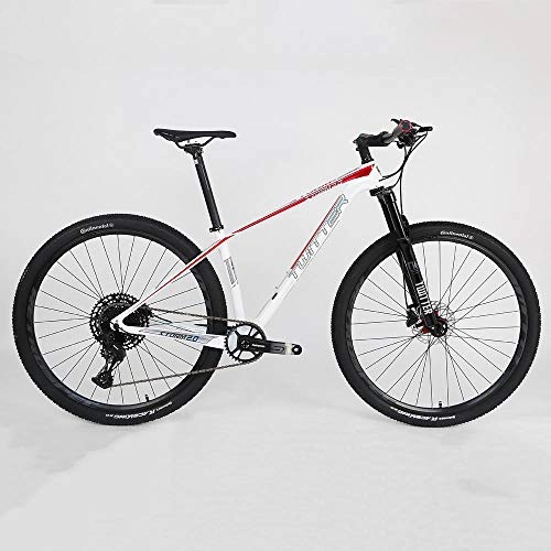 Mountain Bike : Special 27-Speed Brake Level off-Road Carbon Fiber Mountain Bike Mountain Bike carbon bike bicyclesbiking bicycles-White Red_29x15
