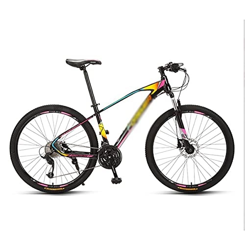 Mountain Bike : T-Day Mountain Bike Mountain Bike 26 Inch Aluminum Frame 27Speed With Dual Disc Brake Lock-Out Suspension Fork For Men Woman Adult And Teens(Color:B)