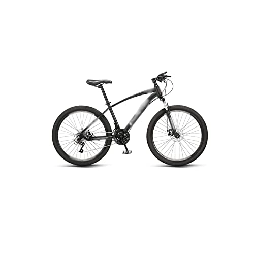 Mountain Bike : TABKER Bike Mountain Bike Men Youth Racing Adult Variable Speed Bicycle to Work Men Riding Junior High School (Color : Schwarz)