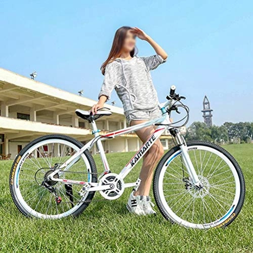 Mountain Bike : Tbagem-Yjr 24 Inch Wheel Off-road Damping Mens Mountain Bike - Commuter City Hardtail Bicycle (Color : D, Size : 27 speed)