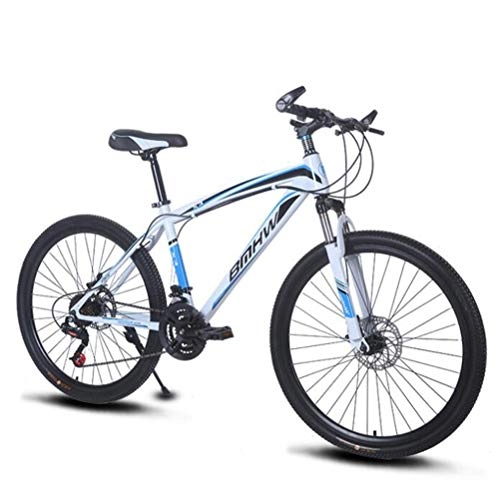Mountain Bike : Tbagem-Yjr Steel Frame 26 Inch Mens MTB, Commuter City Hardtail Bicycle Unisex 21 Speed Mountain Bike (Color : C)