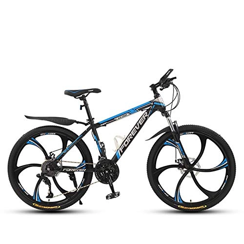 Mountain Bike : WLWLEO Mens Mountain Bike 26 Inch Front Suspension Mountain Bike MTB Mountain Bicycle with Adjustable Seat Shock-absorbing Road Bike Bicycle, C, 26" 27 speed