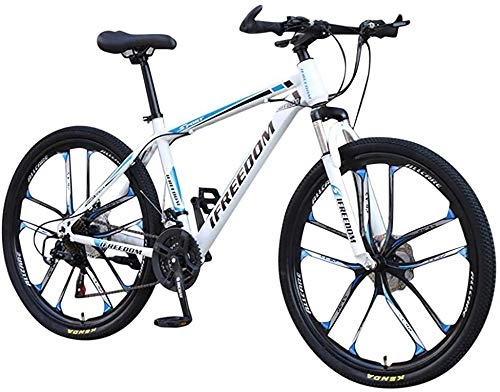 Mountain Bike : WSJYP 26 Inch 21-Speed Mountain Bike Bicycle Adult Student Outdoors Hardtail Mountain Bikes Cycling Road Bikes Exercise Bikes, 26 Inch-Blue