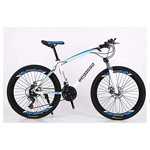 Mountain Bike : YHtech Outdoor sports 26" Mountain Bicycle, HighCarbon Steel Frame Mountain Trail Bike, Hardtail Mountain Bike with Dual Disc Brake, 2130 Speeds