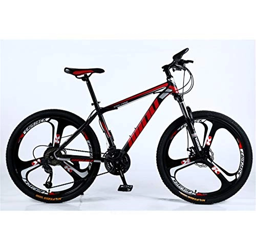 Mountain Bike : YQ&TL 26'' mountain bike, MTB, High Carbon Steel Outroad Bicycles, 21 / 24 / 27 / 30 Speed Bicycle Full Suspension MTB Gears Dual Disc Brakes Mountain Bicycle Sport Cycling Road Bikes Exercise C 21 speed