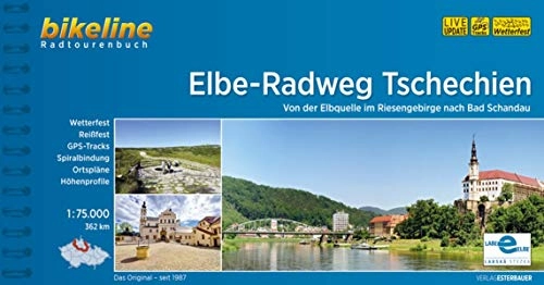 Mountainbike-Bücher : Elbe-Radweg Tschechien: Von der Elbquelle im Riesengebirge nach Bad Schandau, 1:75.000, 362 km, wetterfest / reißfest, GPS-Tracks Download, LiveUpdate (Bikeline Radtourenbücher)