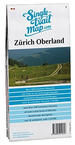 Mountainbike-Bücher : Singletrail Map 006 Zürich Oberland (Singletrail Map / Die Singletrail Maps sind die bekanntesten Mountainbike-Karten der Alpen.)